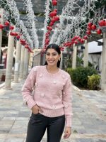 KNITTED SWEATER PEARLS - Image 2