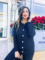 CARDIGAN KNITTED EMBOSSED