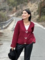CARDIGAN SHORT V NECK - Image 6