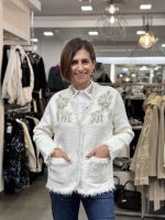 KNITTED CARDIGAN MOCHAIR - Image 2