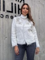 KNITTED CARDIGAN MOCHAIR - Image 3