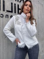 KNITTED CARDIGAN MOCHAIR - Image 6