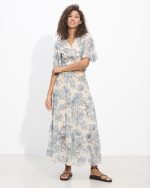 MIDI SKIRT CHIFFON FLORAL PRINT - Image 2