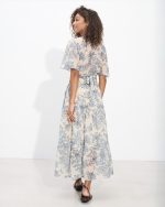 MIDI SKIRT CHIFFON FLORAL PRINT - Image 5