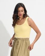TOP RIBBED SLEEVELESS - Image 21