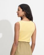 TOP RIBBED SLEEVELESS - Image 22
