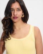 TOP RIBBED SLEEVELESS - Image 24