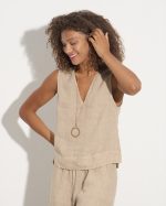 TOP LINEN WASHED - Image 3