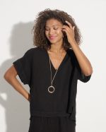 BLOUSE LINEN WASHED - Image 2