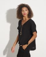 BLOUSE LINEN WASHED - Image 3