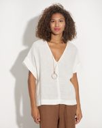 BLOUSE LINEN WASHED - Image 5
