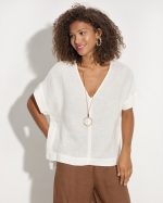 BLOUSE LINEN WASHED - Image 6