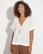 BLOUSE LINEN WASHED - Image 10