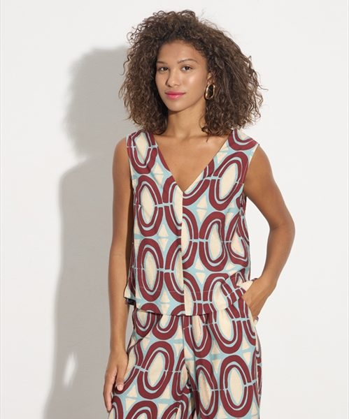 BLOUSE PRINTED