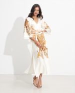 KAFTAN DRESS SATIN