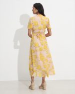 MIDI DRESS WRAP FLORAL - Image 5