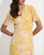 MIDI DRESS WRAP FLORAL - Image 6