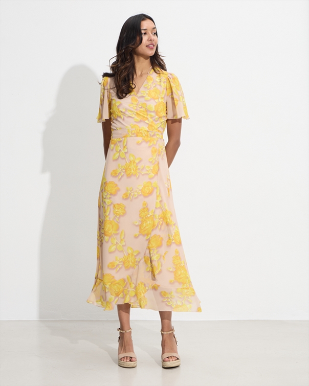 79098.jpg MIDI DRESS WRAP FLORAL - Image 1