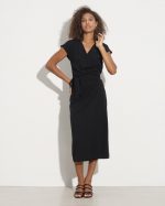 MIDI WRAP DRESS
