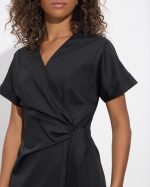 COTTON WRAP DRESS - Image 5