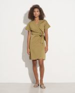 COTTON WRAP DRESS - Image 8