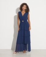 DRESS MAXI CHIFFON TIERED - Image 2