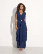 DRESS MAXI CHIFFON TIERED - Image 3