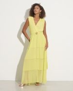 DRESS MAXI CHIFFON TIERED - Image 7