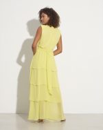 DRESS MAXI CHIFFON TIERED - Image 9