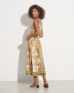 MIDI DRESS SATIN PRINTED - Image 5