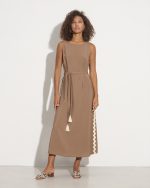 LONG DRESS CONTRAST SIDE