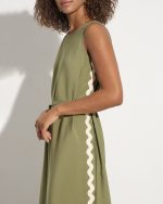 LONG DRESS CONTRAST SIDE - Image 4