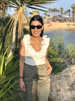 BLOUSE RUCHED STRAPS