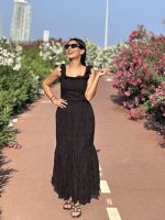 MAXI CUTWORK SKIRT