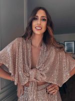 SHIRT CROP WRAP SEQUIN - Image 2