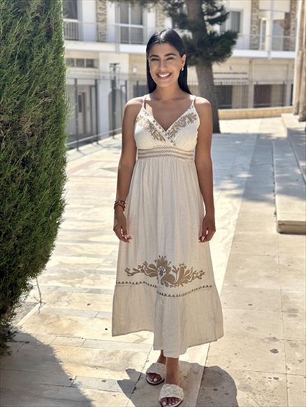 LONG DRESS EMPROIDERY