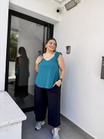 TROUSER CROPPED WIDE LEG - Image 7