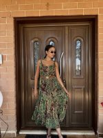 MIDI FLARED DRESS