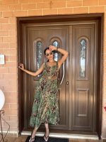MIDI FLARED DRESS - Image 3