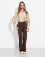 TROUSER COTTON FLARED LEG - Image 6