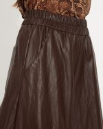 CROPPED TROUSER ECO LEATHER - Image 4