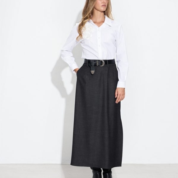MAXI JEAN SKIRT