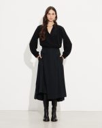 SKIRT TENCEL MIDI WRAP - Image 6