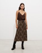 MIDI SKIRT SATIN ANIMAL PRINT - Image 7