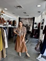 MIDI SKIRT ECO LEATHER