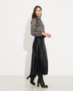 MIDI SKIRT ECO LEATHER - Image 5