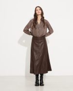 MIDI SKIRT ECO LEATHER - Image 8