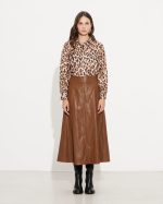 MIDI SKIRT ECO LEATHER - Image 16
