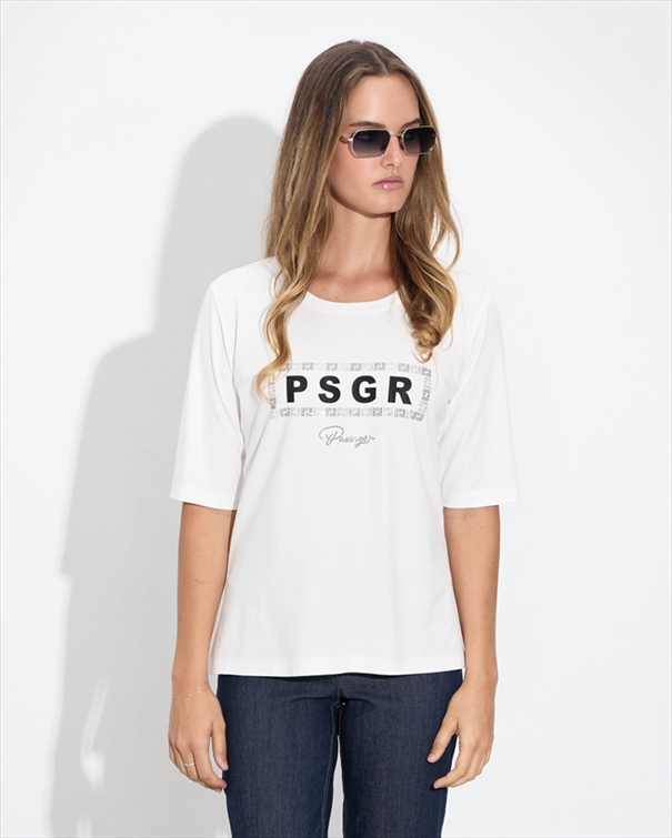 40051.jpg T-SHIRT WITH STAMP - Image 1