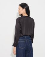 SHIRT SATIN V NECK - Image 5